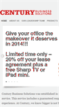 Mobile Screenshot of century-business.com